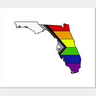 Progress pride flag - Florida Posters and Art